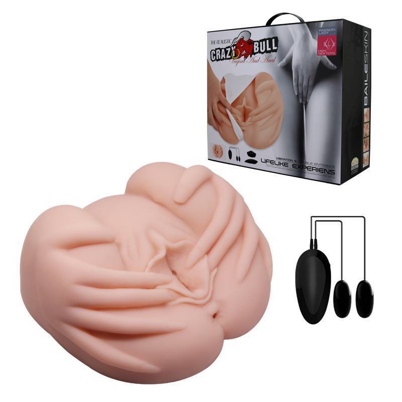 Вагина с вибрацией Baile BM-009022Z-1 Телесный Baile