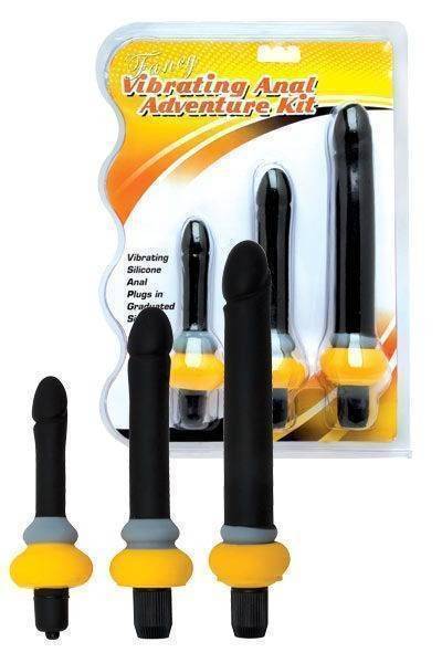 Набор вибраторов 3шт. силикон черные Dream Toys