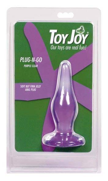 Анальный массажжер Plug-N-Go /втулка фиол./