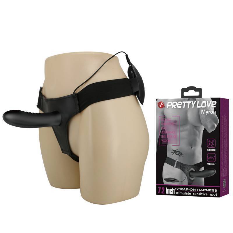 Страпон с вибрацией Baile Myron BW-022056