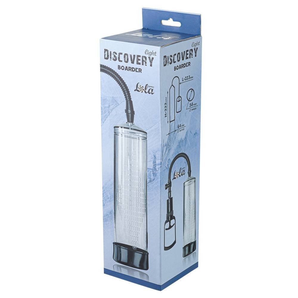 Вакуумная помпа для члена Discovery Light Boarder Clear 6911-00lola Прозрачный/Чёрный Lola games Discovery light