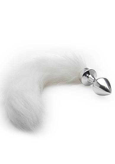 Анальная пробка White Tail Buttplug Silver Анальная пробка White Tail Buttplug Silver