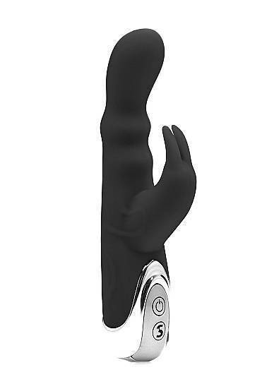Вибратор Hi-Tech Silicone Bunny Black SH-SHT232BLK