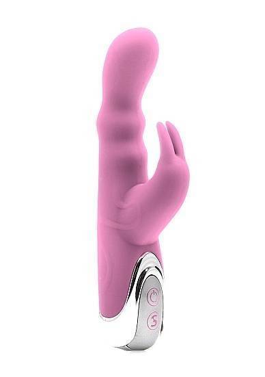 Вибратор Hi-Tech Silicone Bunny Pink SH-SHT232PNK