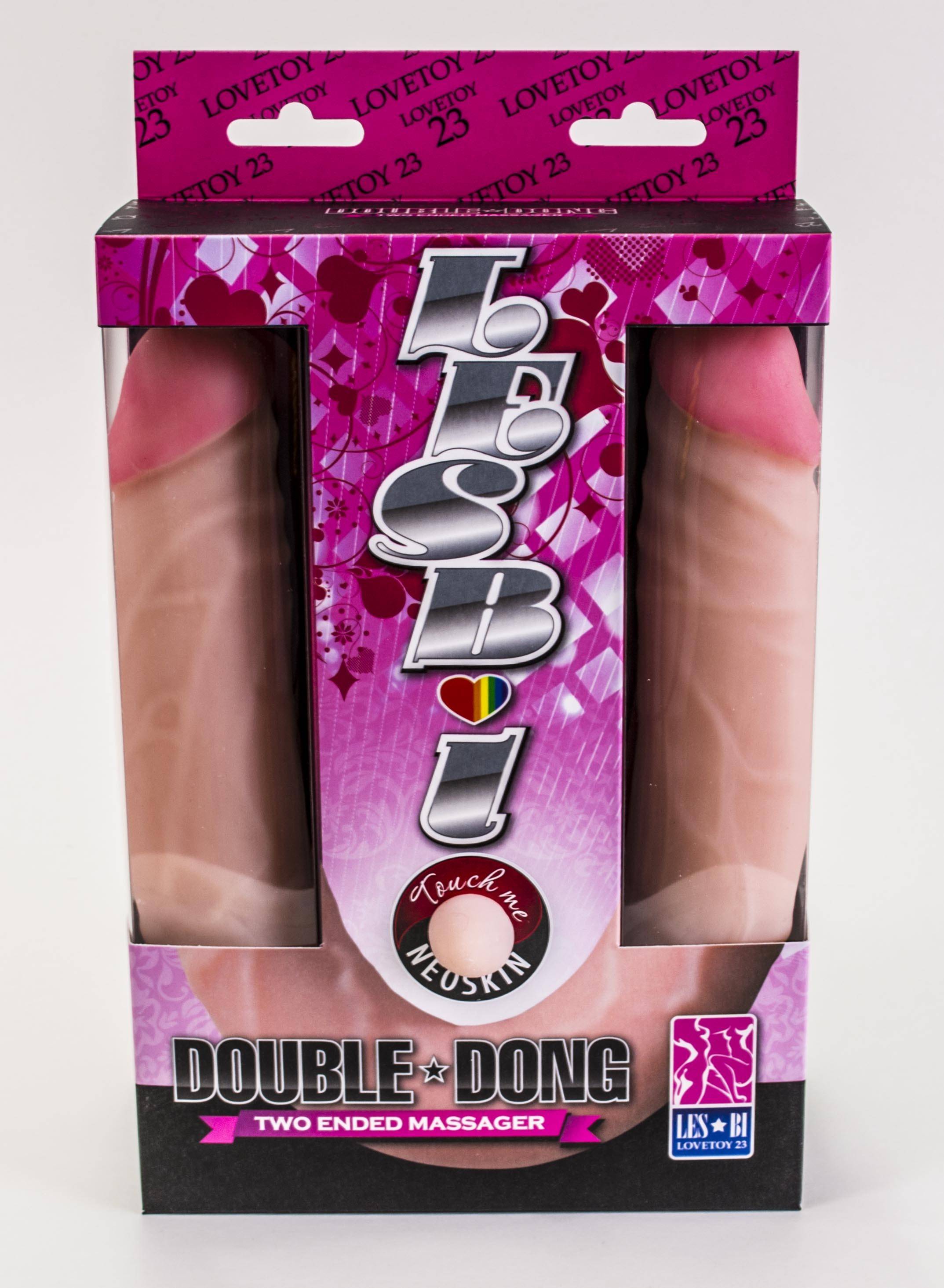 Двойной фаллоимитатор неоскин в коробке 931303ru Lovetoy