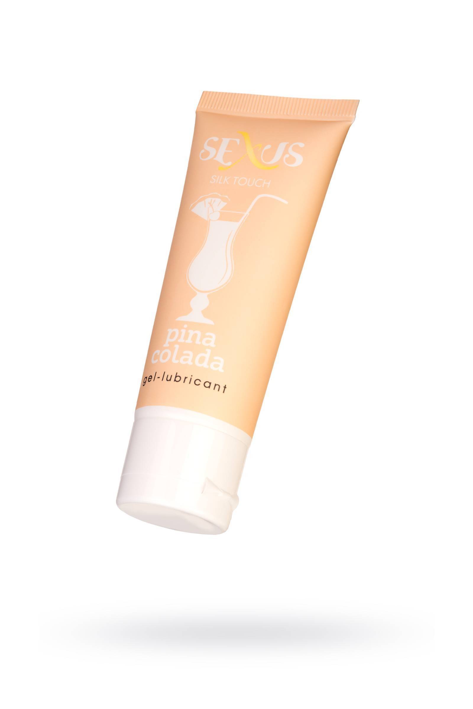 Гель-лубрикант Sexus на водной основе с ароматом Пина Колада Silk Touch Pinacolada 50 мл