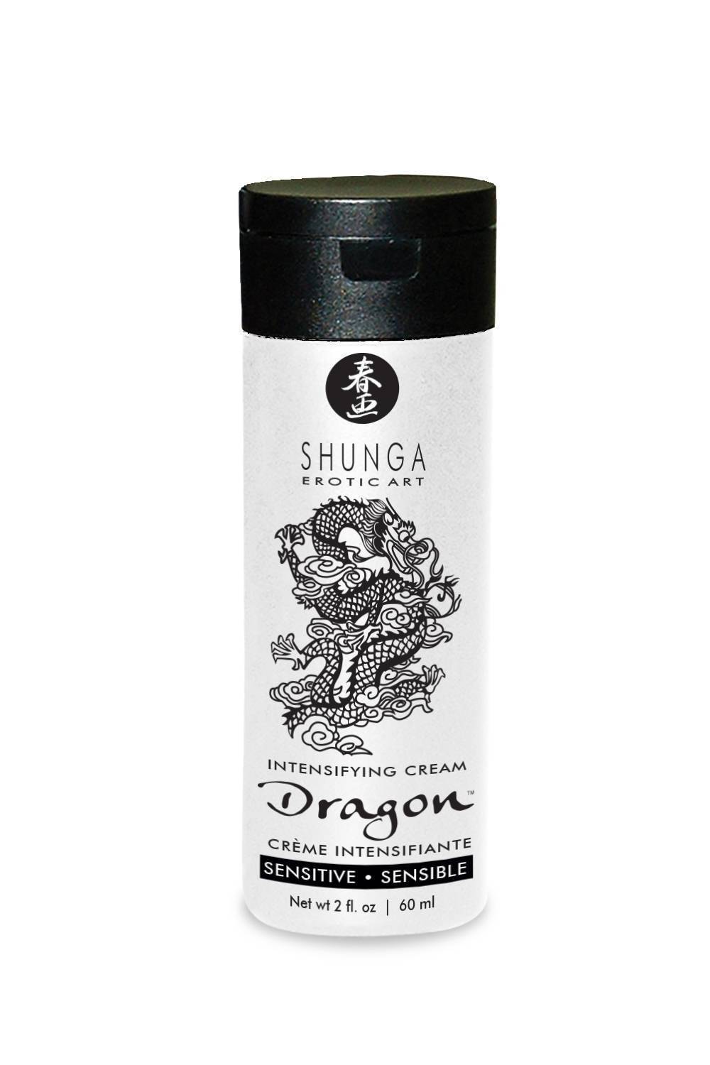 Усиливающий крем для пар Shunga Dragon Sensitive, эффект «ледяного огня», 60 мл