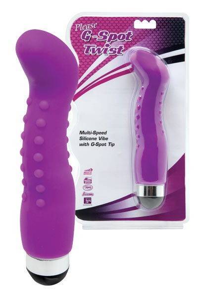 Вибратор 17см силикон G-точка фиолет. Dream Toys