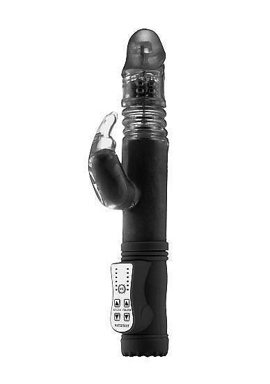 Вибратор Thrusting Rabbit Black SH-SHT365BLK
