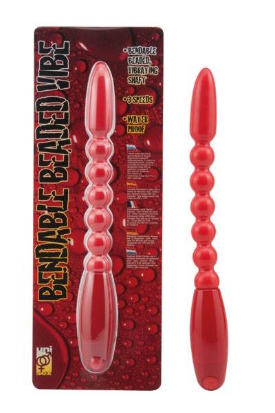 Вибратор гибкий анал. красн. 17,5см пластик Dream Toys Вибратор гибкий анал. красн. 17,5см пластик Dream Toys