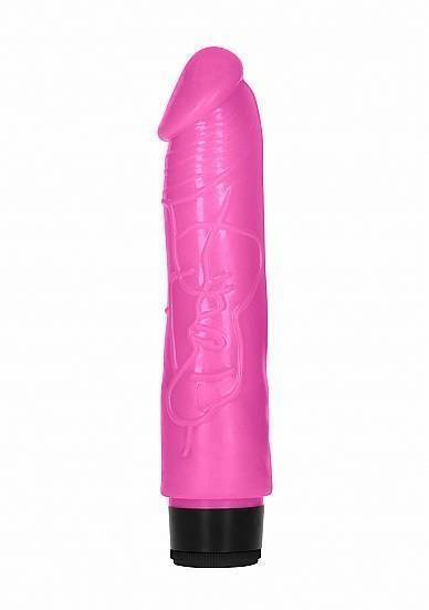 Вибратор реалистик 8 Inch Thick Realistic Dildo Vibe Pink SH-GC027PNK Розовый Shotsmedia
