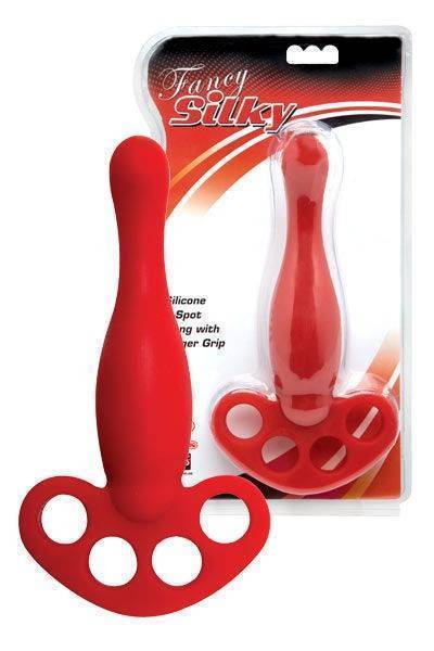 Фаллоимитатор 14см силикон G-точка красный Красный Dream Toys