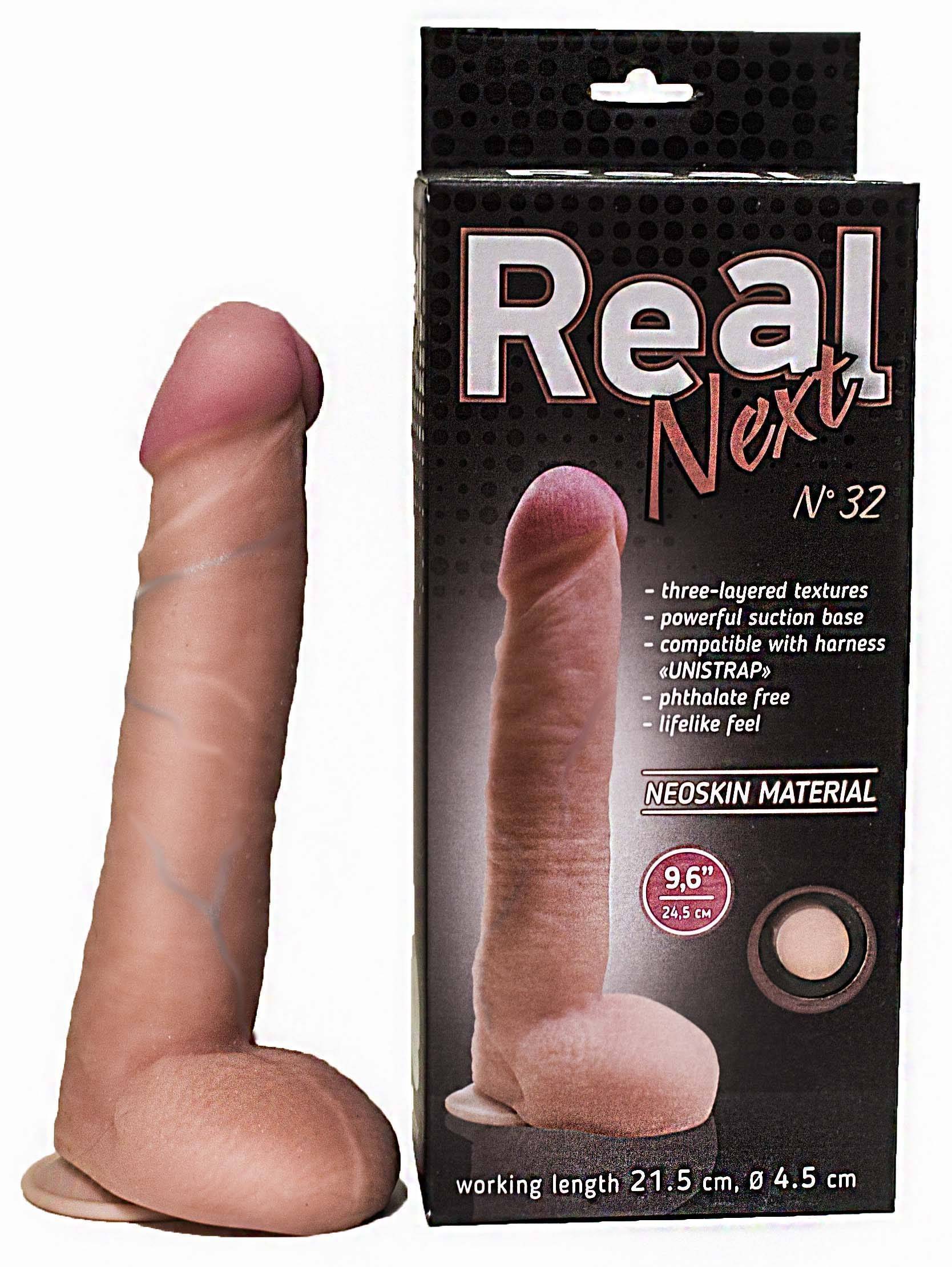 Фаллоимитатор реалистичный на присоске 9,6" REAL Next №32 563203ru