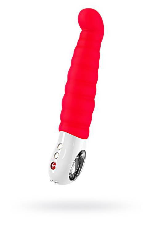 Вибратор G-точки Fun Factory Patchy Pаul, силиконовый, красный, 21,7 см