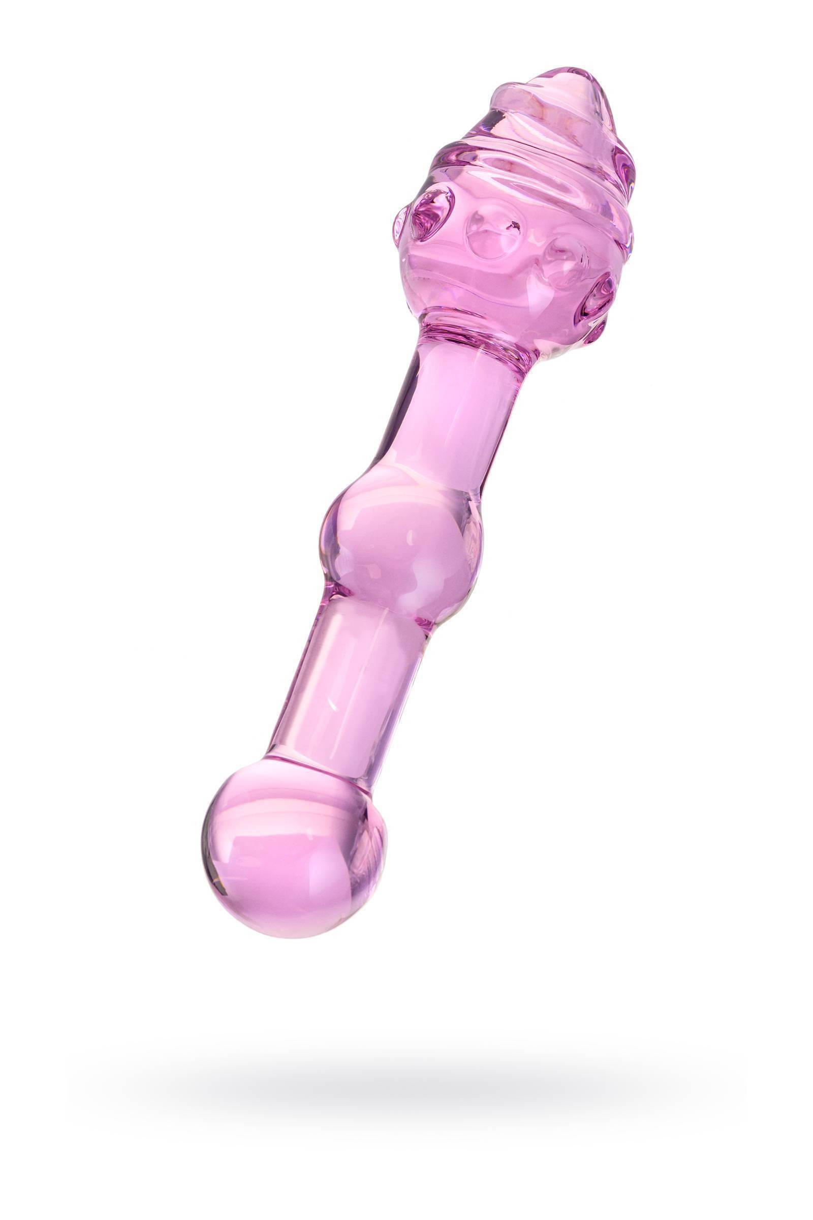 Анальная втулка Sexus Glass, Стекло, Розовый, 17 см