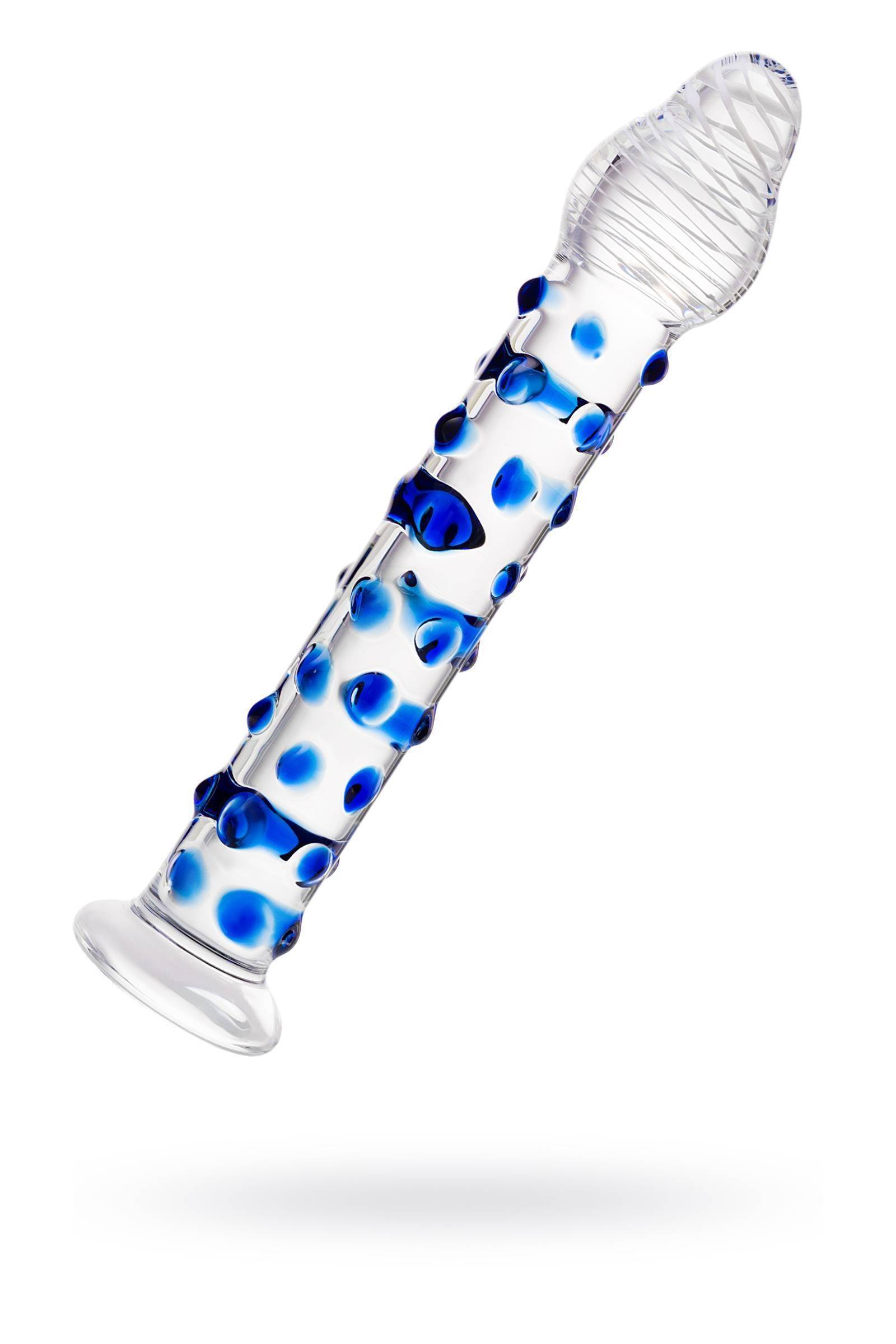 Нереалистичный фаллоимитатор Sexus Glass, Стекло, Прозрачный, 19,5 см