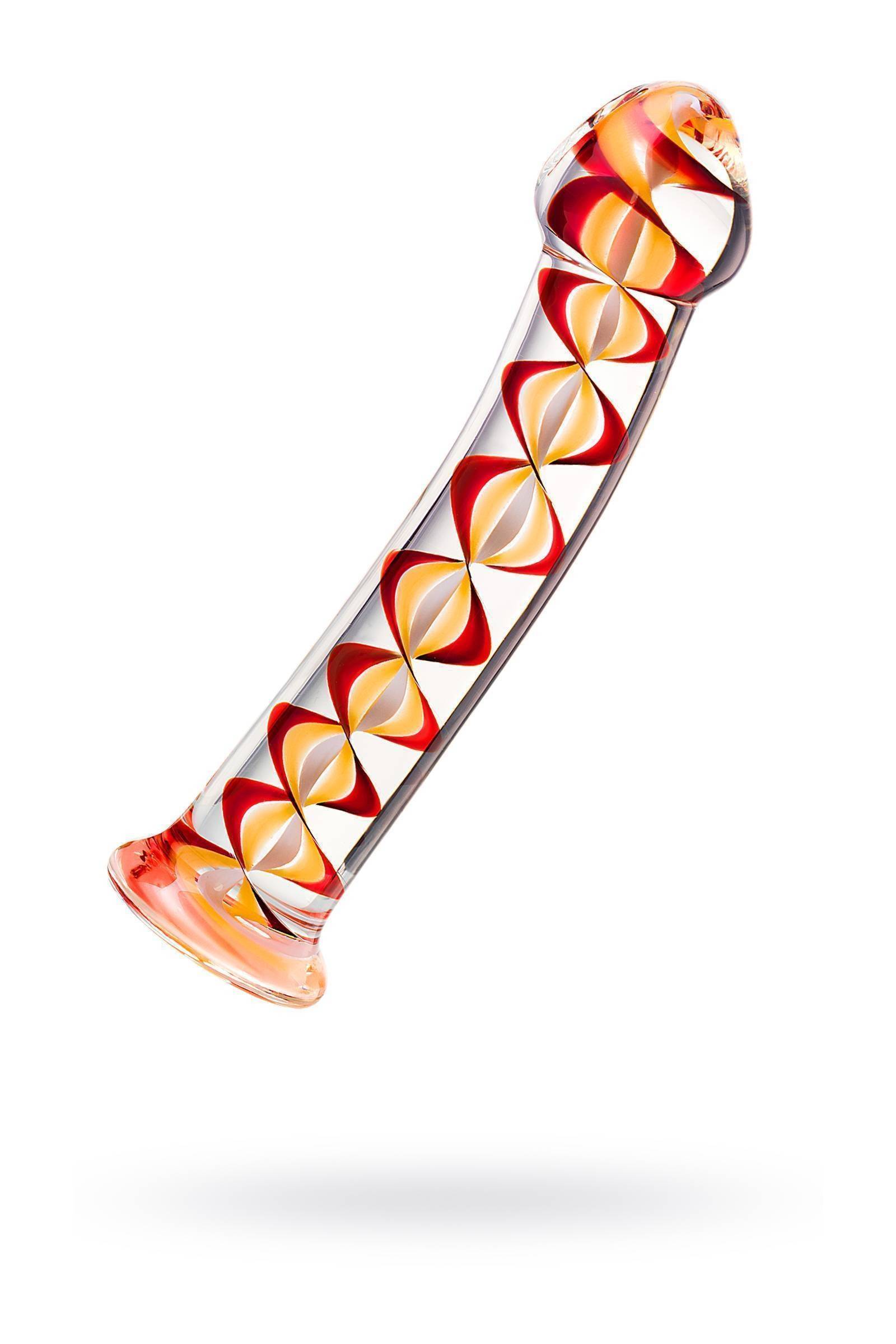 Нереалистичный фаллоимитатор Sexus Glass, Стекло, Прозрачный, 18,5 см