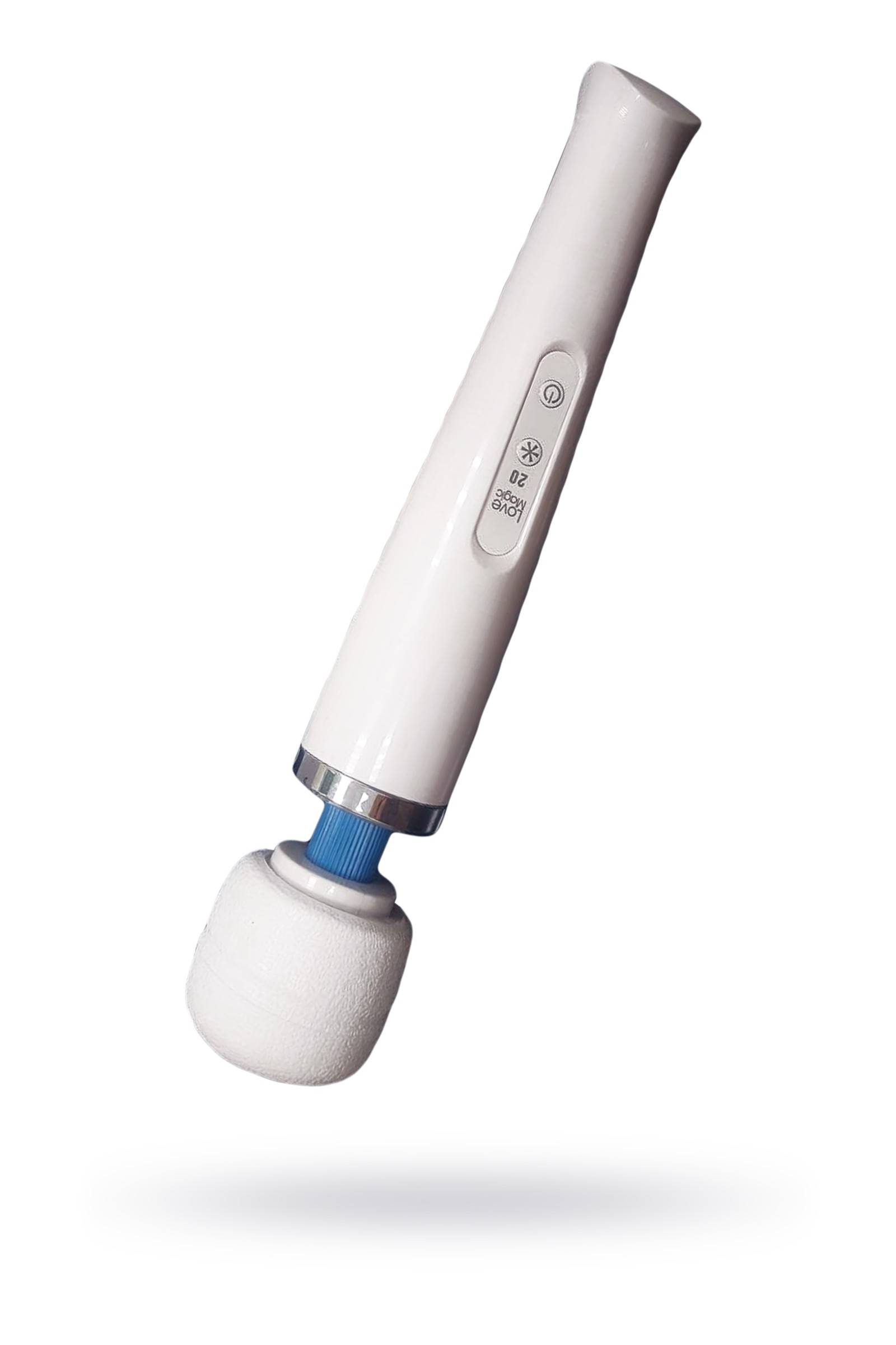 Вибромассажёр Love Magic HV-270-VR018 силикон, белый, 32 см Бело-синий Magic Wand