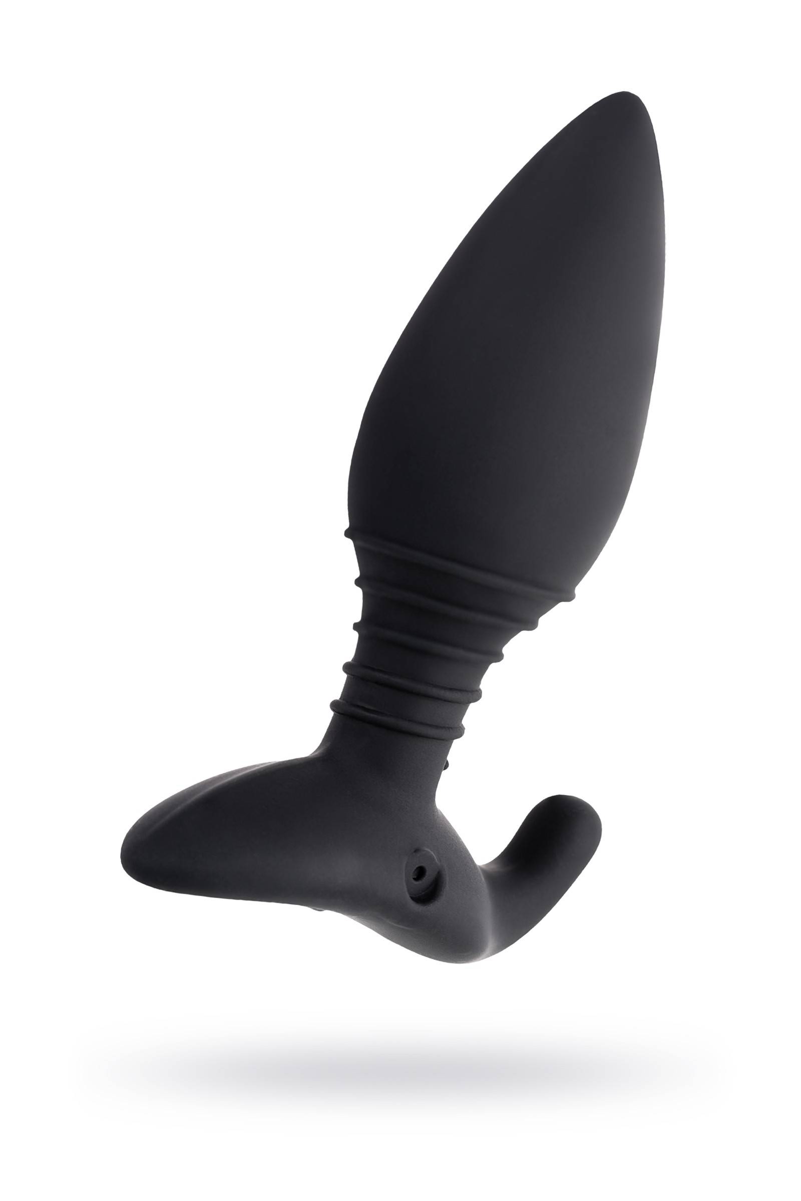 Анальная втулка Lovense Hush (S), силикон, черный, 12,1 см