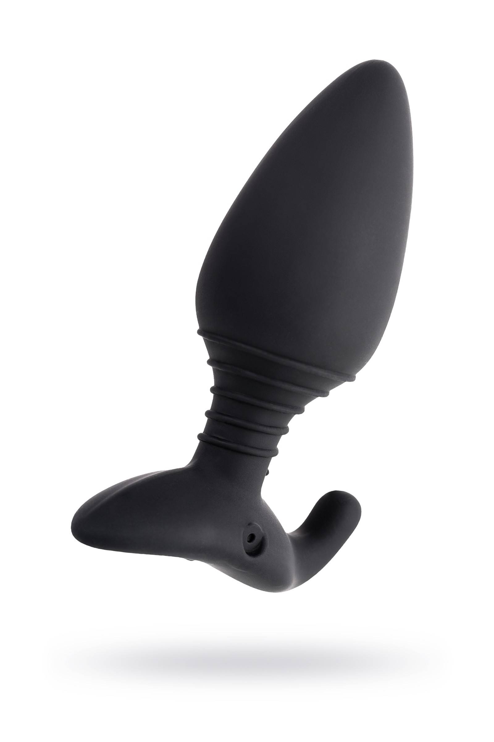 Анальная втулка Lovense Hush (L), силикон, черный, 12,1 см