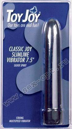 Вибратор серебряный Classic Joy