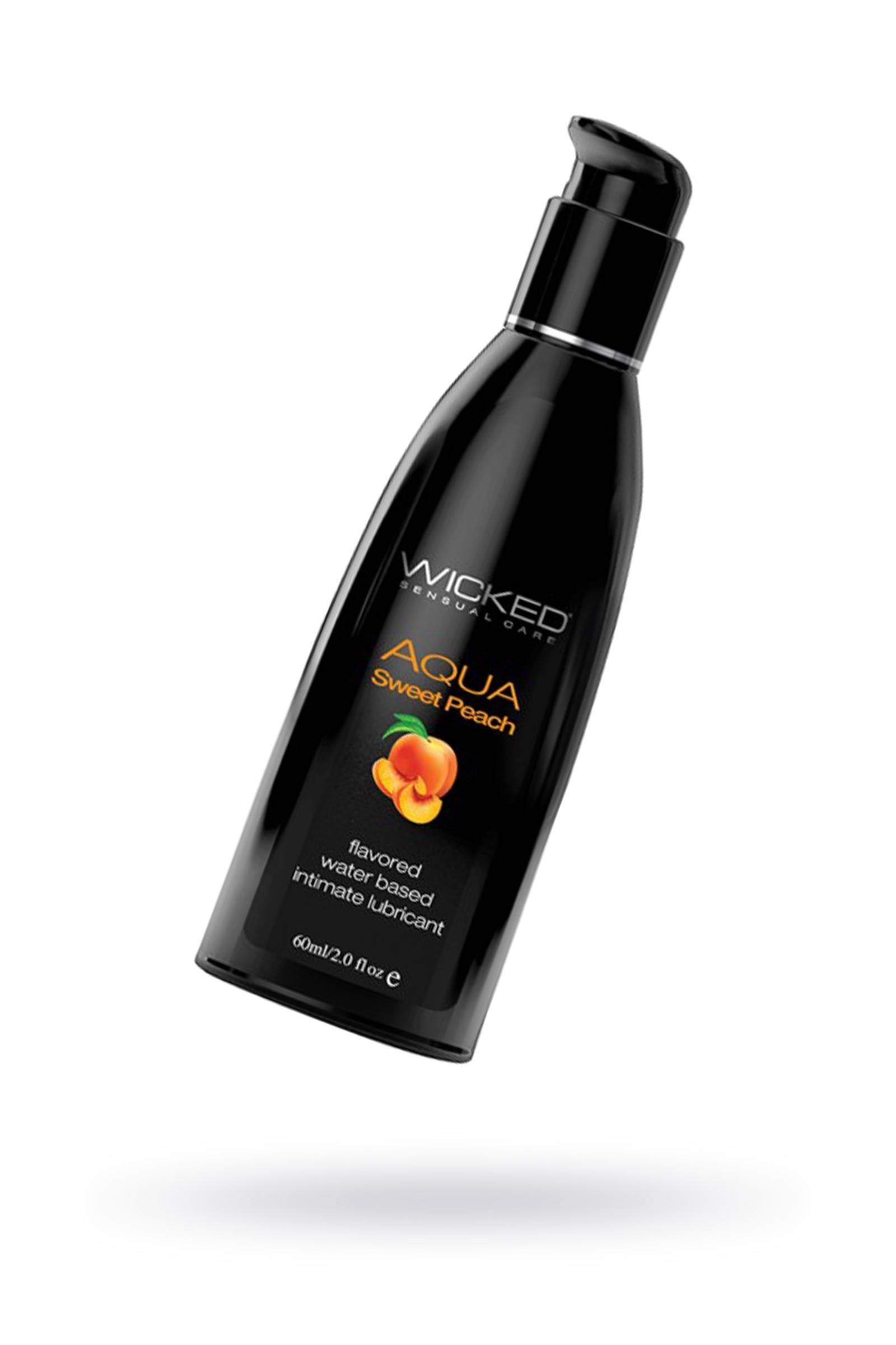 Лубрикант WICKED AQUA Sweet Peach со вкусом спелого персика 60 мл WICKED