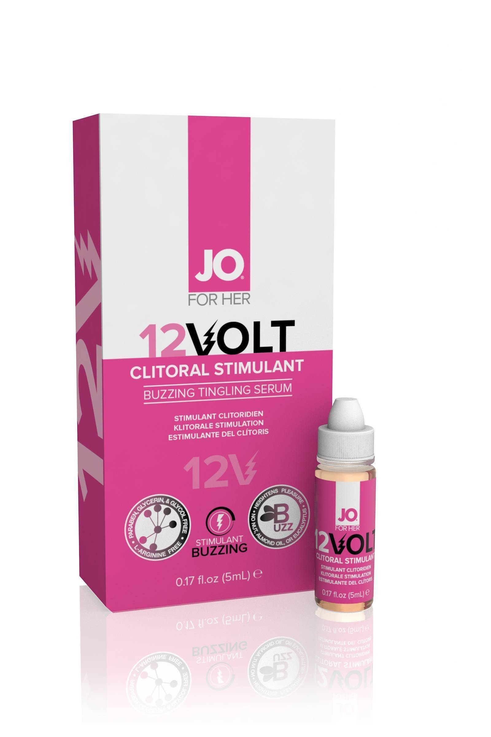 Гель для стимуляции клитора (сильного действия) JO 12VOLT Arousing Tingling Serum 5 мл