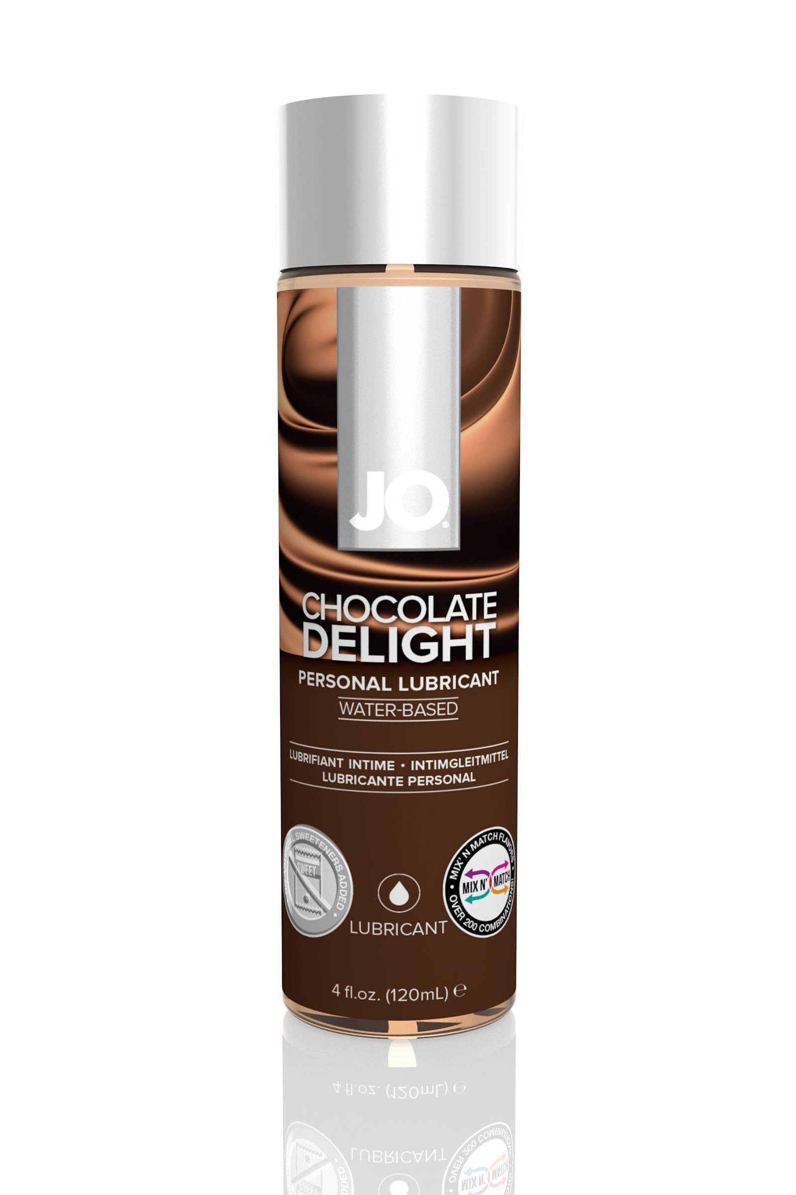 Съедобный лубрикант со вкусом шоколада JO H2O Lubricant Chocolate Delight 120 мл