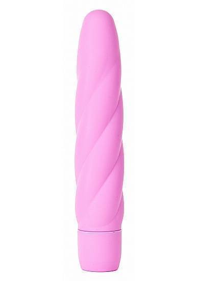 Вибратор Silicone Twist Pink SH-SHT142PNK