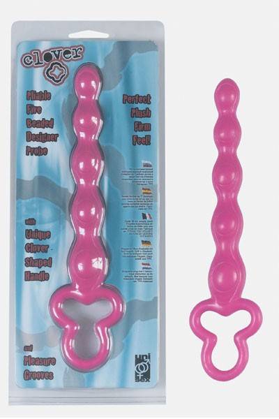 Втулка анальная 18 см розовая Clover Anal Rod Dream Toys