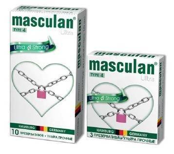 Презервативы Masculan Ultra 4, 3 шт. Ультра прочные 3/16 УПАК