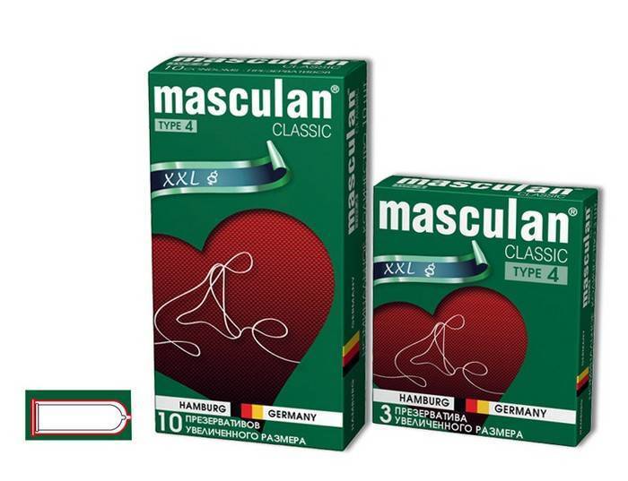 Презервативы Masculan Classic 4, 10шт. Увеличенного размера (XXL) 10/10 Презервативы Masculan Classic 4, 10шт. Увеличенного размера (XXL) 10/10