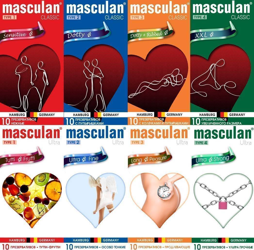 Презервативы Masculan Ultra и Classic (ассорти) 3шт.