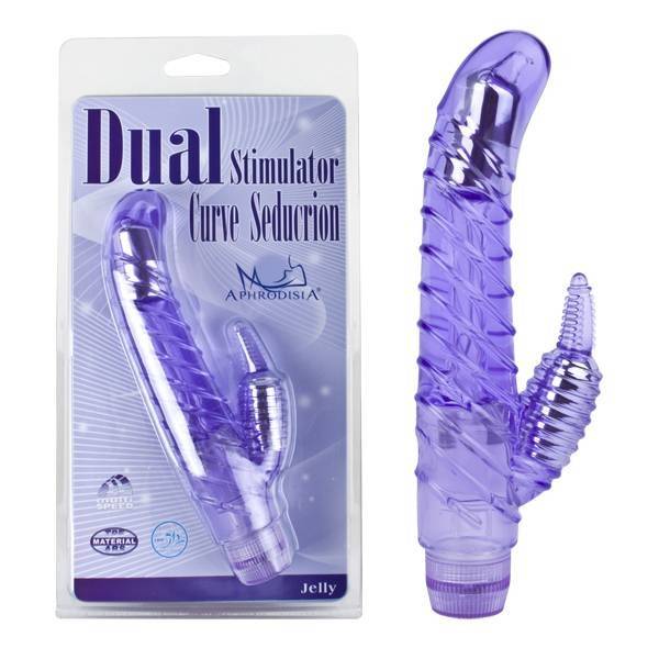 Вибростимулятор Dual Stimulator Curve Seduction Purple 10283060