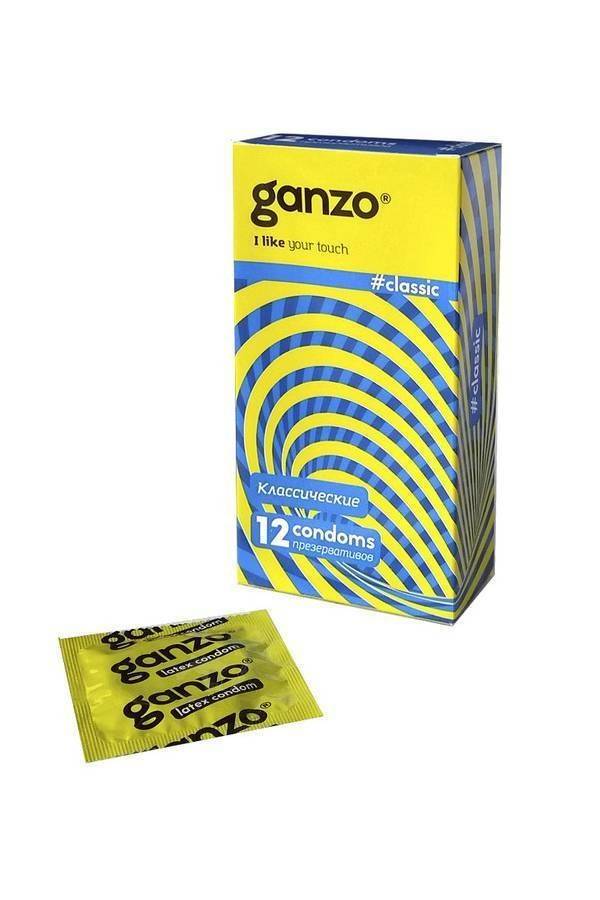 Презервативы Ganzo Classic № 12 Классические с обильной смазкой 12/6