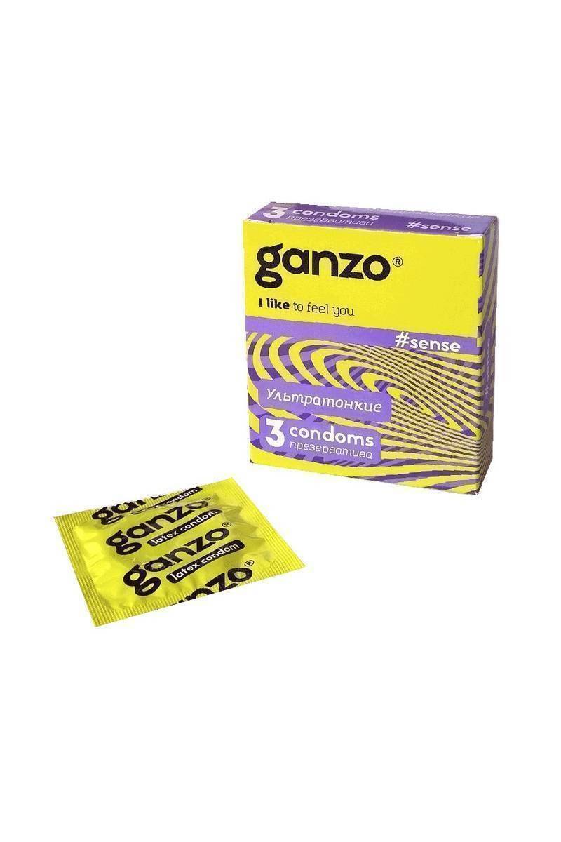 Презервативы Ganzo Sense № 3 Ультратонкие 3/24