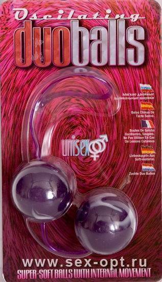 Вагинальные шарики Dream Toys, супермягкие, фиолетовые, Ø3,5 см