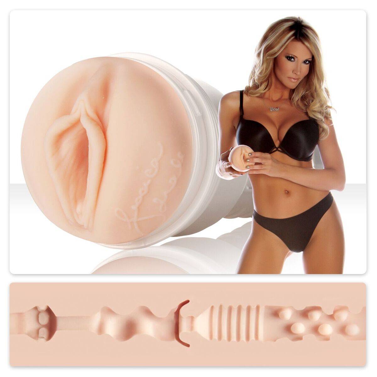 FLESHLIGHT SIGNATURE Мастурбатор Jessica Drake Heavenly Бежевый Fleshlight
