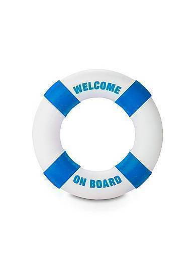Кольцо на пенис Buoy Welcom on Board Blue SH-SLI080BLU