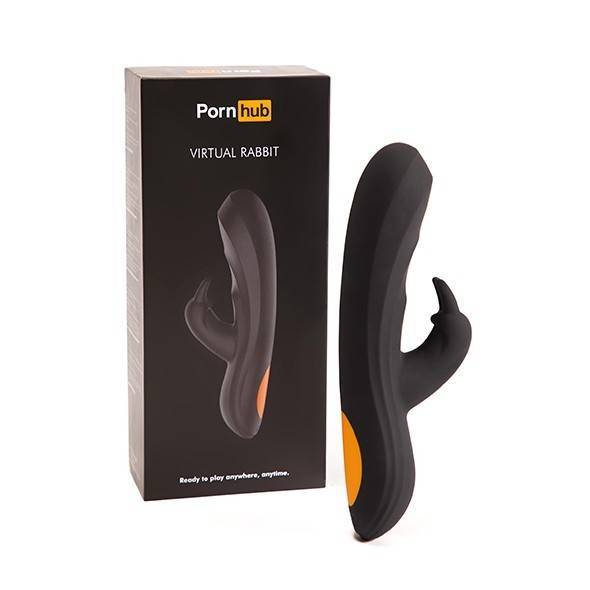 Pornhub Вибратор интерактивный Virtual Rabbit черный Черный Pornhub