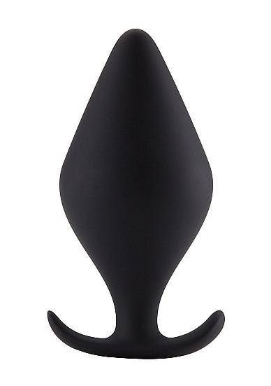 Анальная пробка Butt Plug with Handle Large Black SH-SHT378BLK Shotsmedia Анальная пробка Butt Plug with Handle Large Black SH-SHT378BLK Shotsmedia