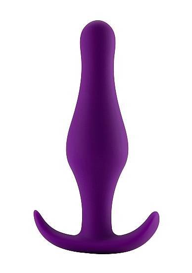 Анальная пробка Butt Plug with Handle Large Purple SH-SHT384PUR Shotsmedia