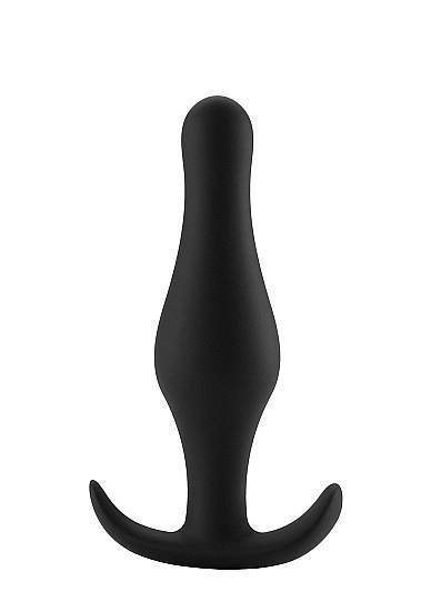 Анальная пробка Butt Plug with Handle Medium Black SH-SHT383BLK Shotsmedia Анальная пробка Butt Plug with Handle Medium Black SH-SHT383BLK Shotsmedia