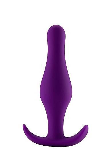Анальная пробка Butt Plug with Handle Medium Purple SH-SHT383PUR Shotsmedia