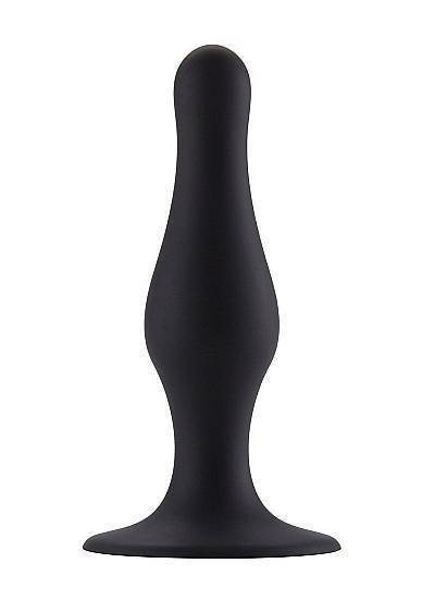 Анальная пробка Butt Plug with Suction Cup Large Black SH-SHT387BLK Черный Shotsmedia