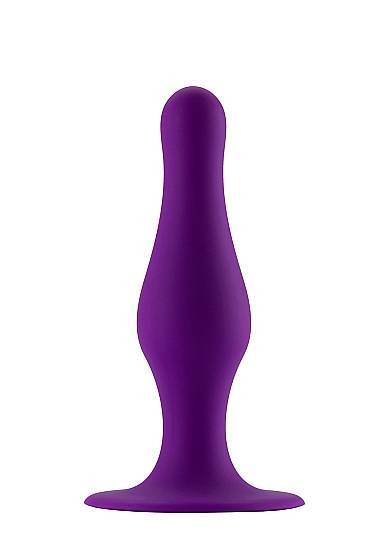 Анальная пробка Butt Plug with Suction Cup Medium Purple SH-SHT386PUR Пурпурный Shotsmedia