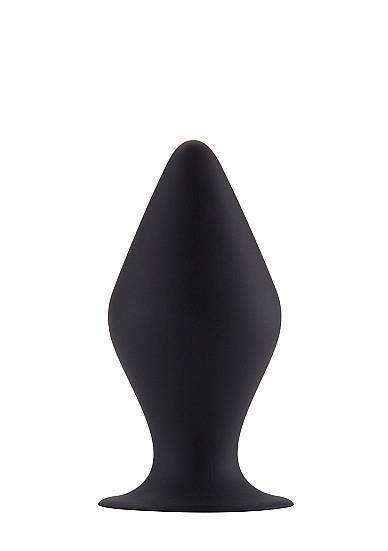 Анальная пробка Butt Plug with Suction Cup Small Black SH-SHT379BLK Shotsmedia