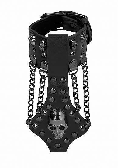 Браслет Ouch! Skulls and Bones Black SH-OU307BLK Черный Shotsmedia