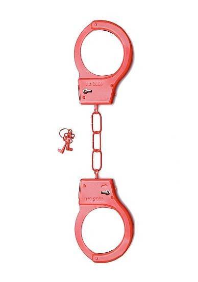 Металлические наручники SHOTS TOYS Red SH-SHT347RED Shotsmedia