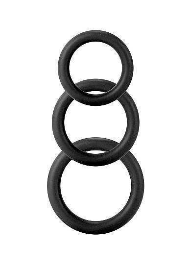 Набор Эрекционных колец Black SH-SHT160BLK